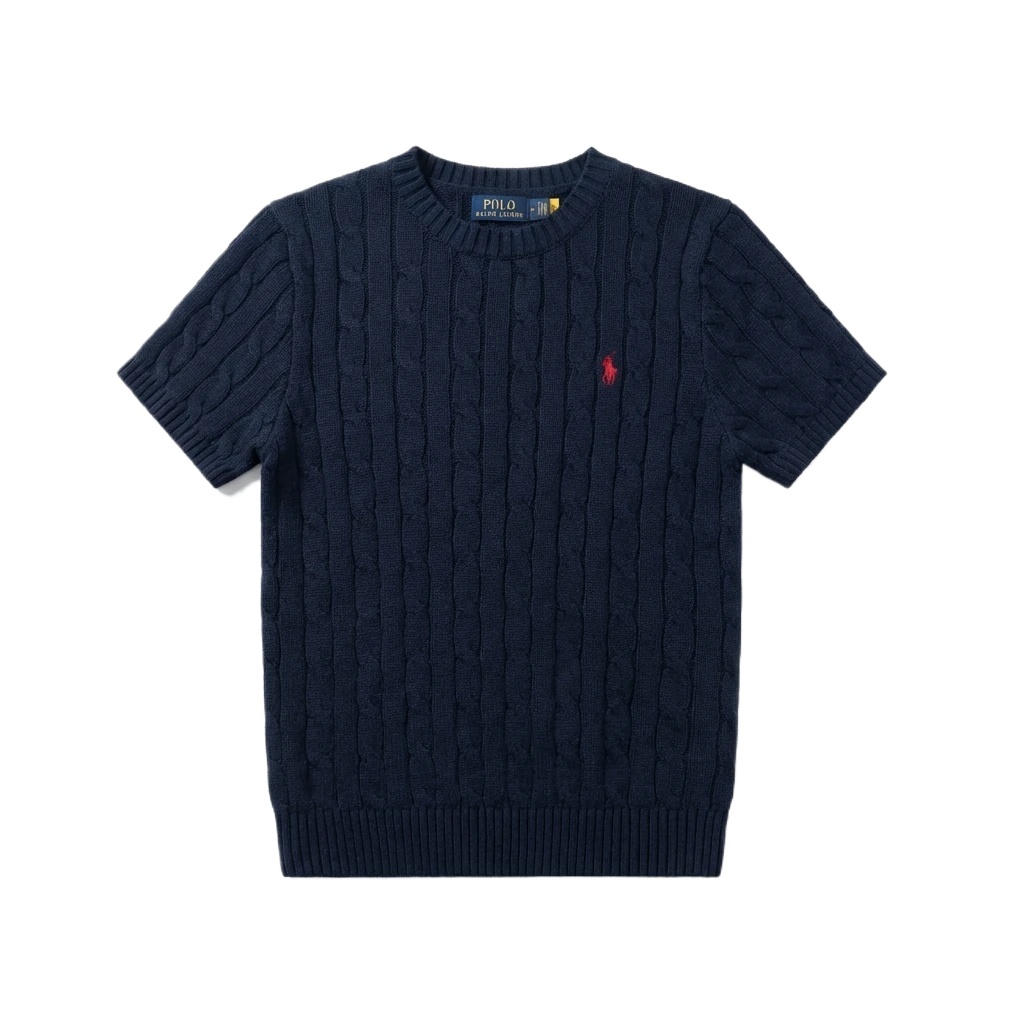 Ralph Lauren Polo Series Vintage Navy Blue Knitted Sweater