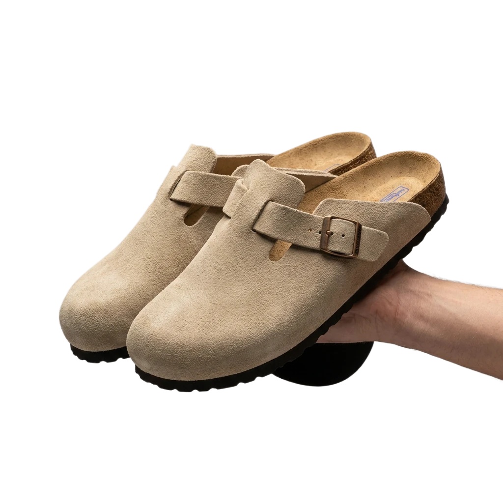 BIRKENSTOCK retro beige slippers