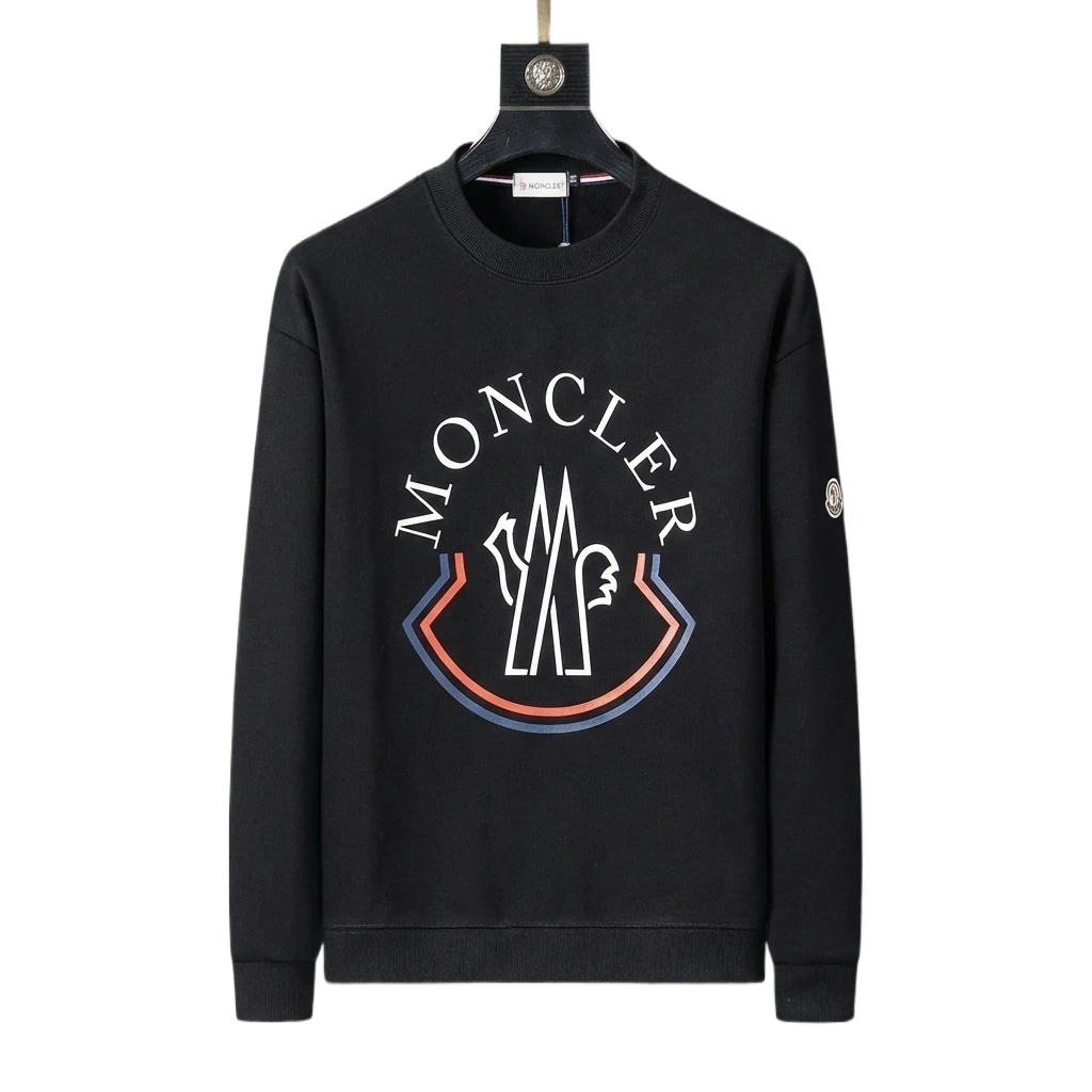 Moncler Classic and Stylish Black Sweatshirt