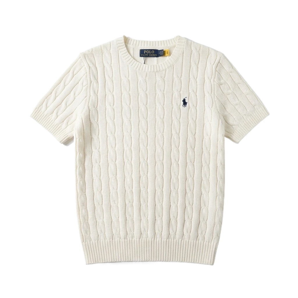 Ralph Lauren Polo White Knitted Sweater