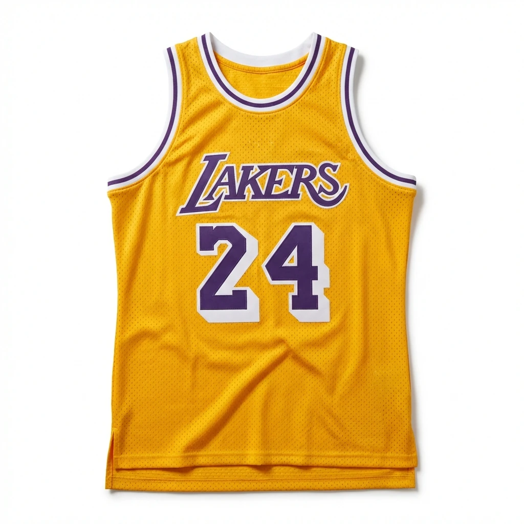 Kobe Lakers No. 24 yellow jersey
