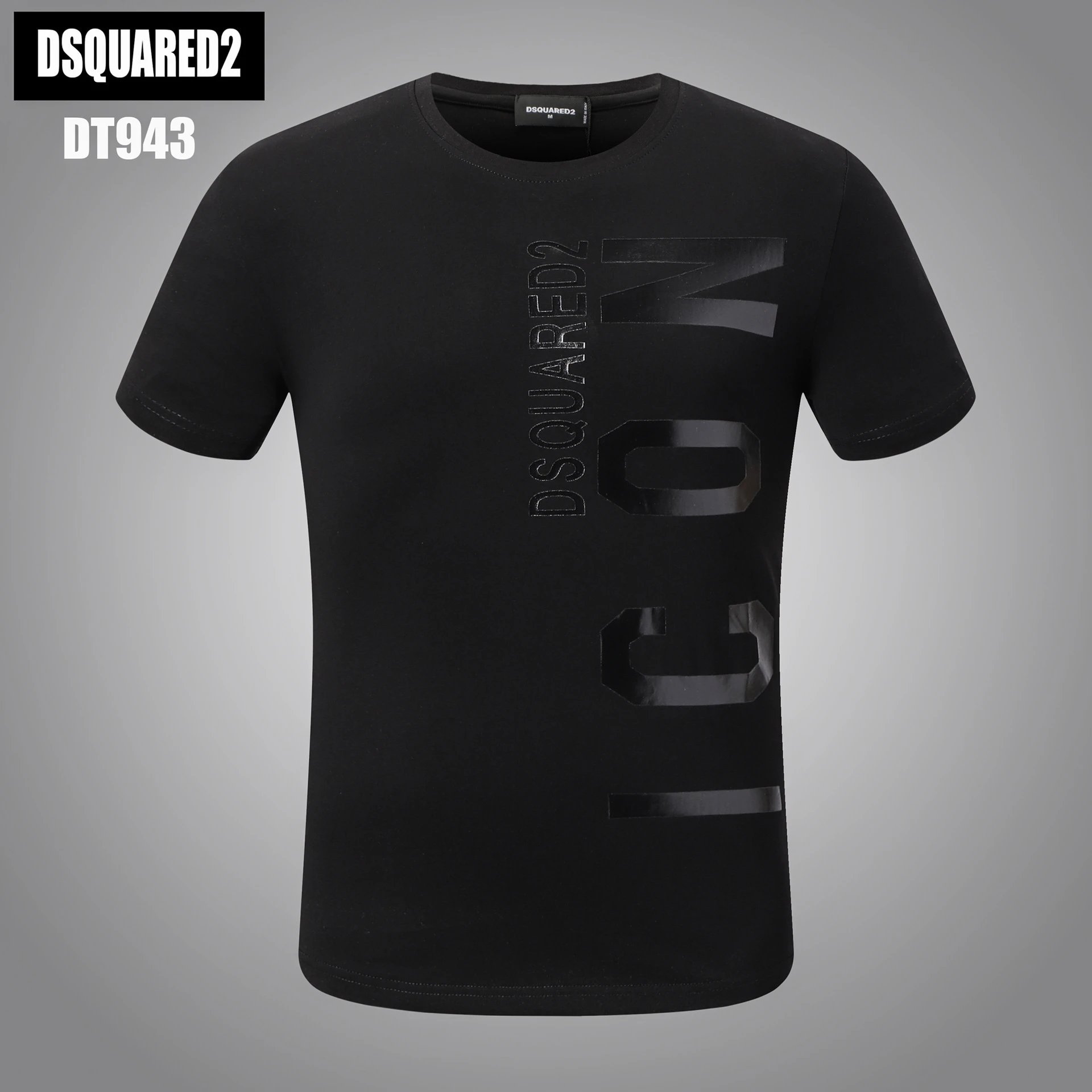 DSQUARED2 ICON Streetwear Black Short-sleeve T-shirt