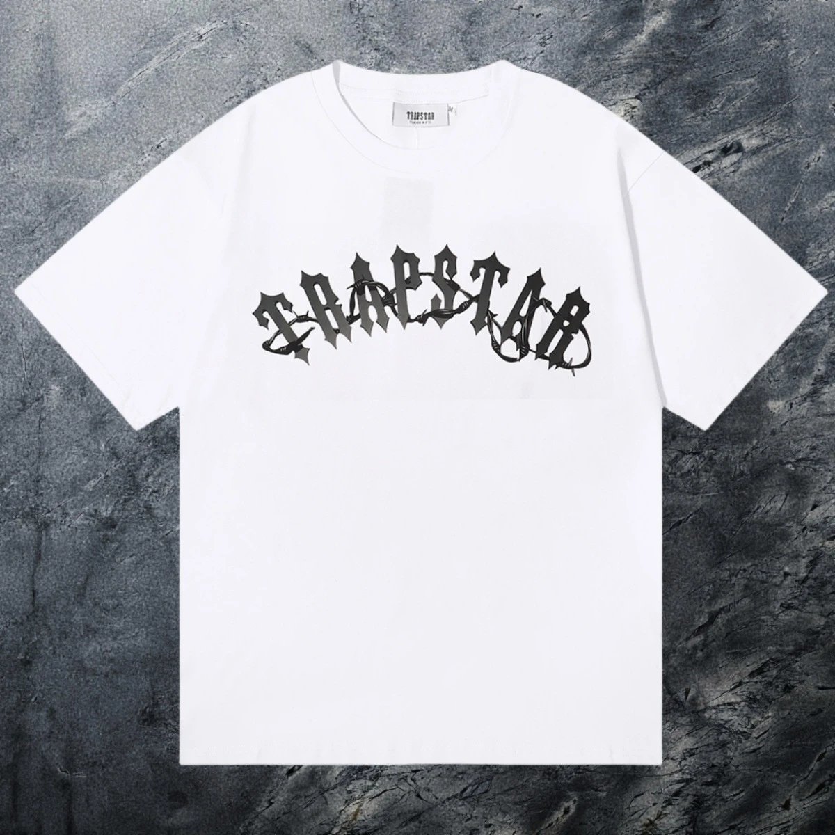 Trapstar Streetwear Keys graphic T-shirt Black White Key with Logo Accent