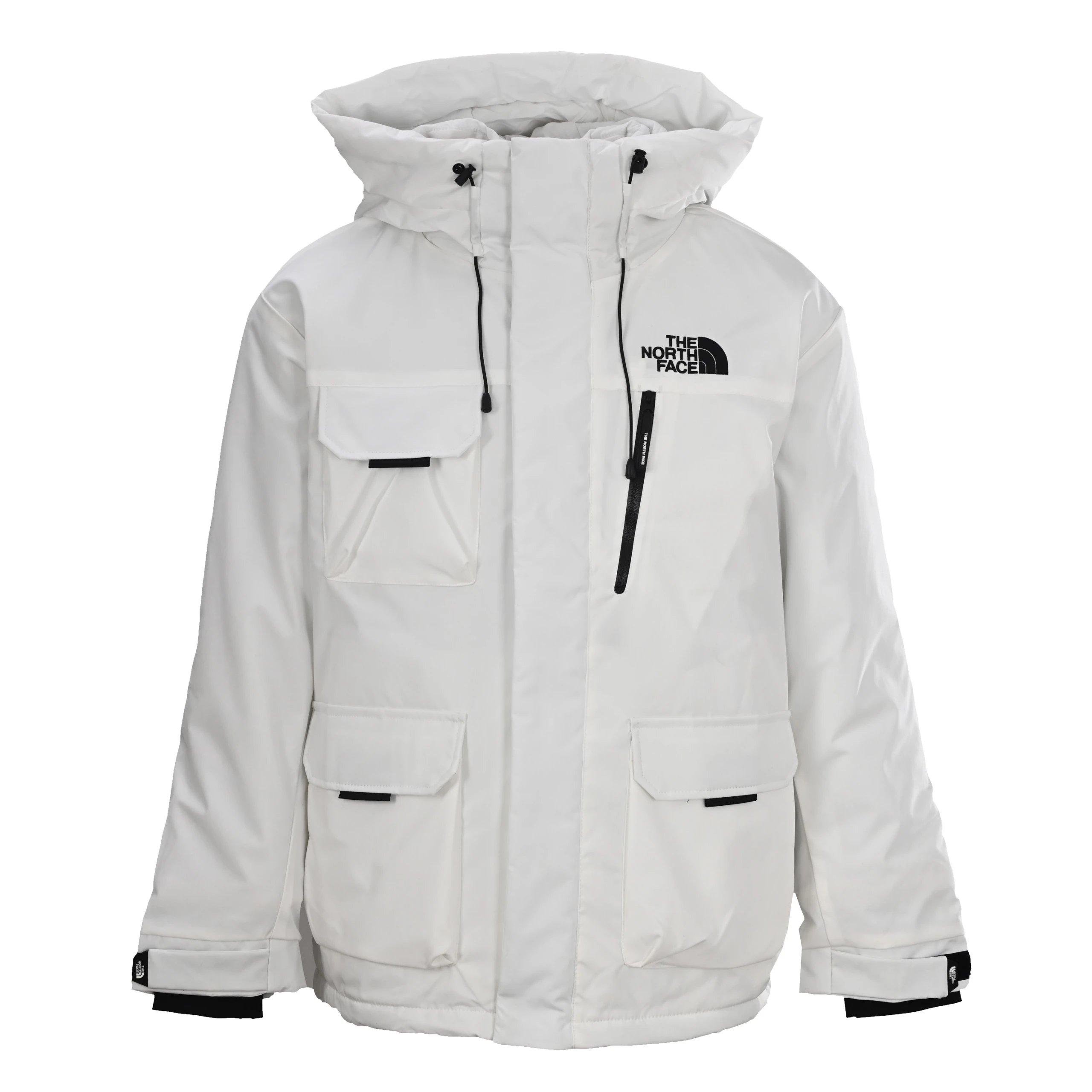 The North Face Utility Snow Jacket with hooded build in White