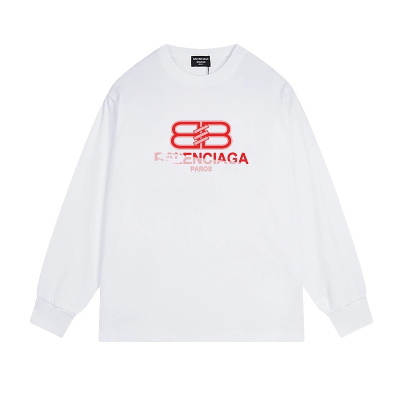 Balenciaga BB Print White T-shirt