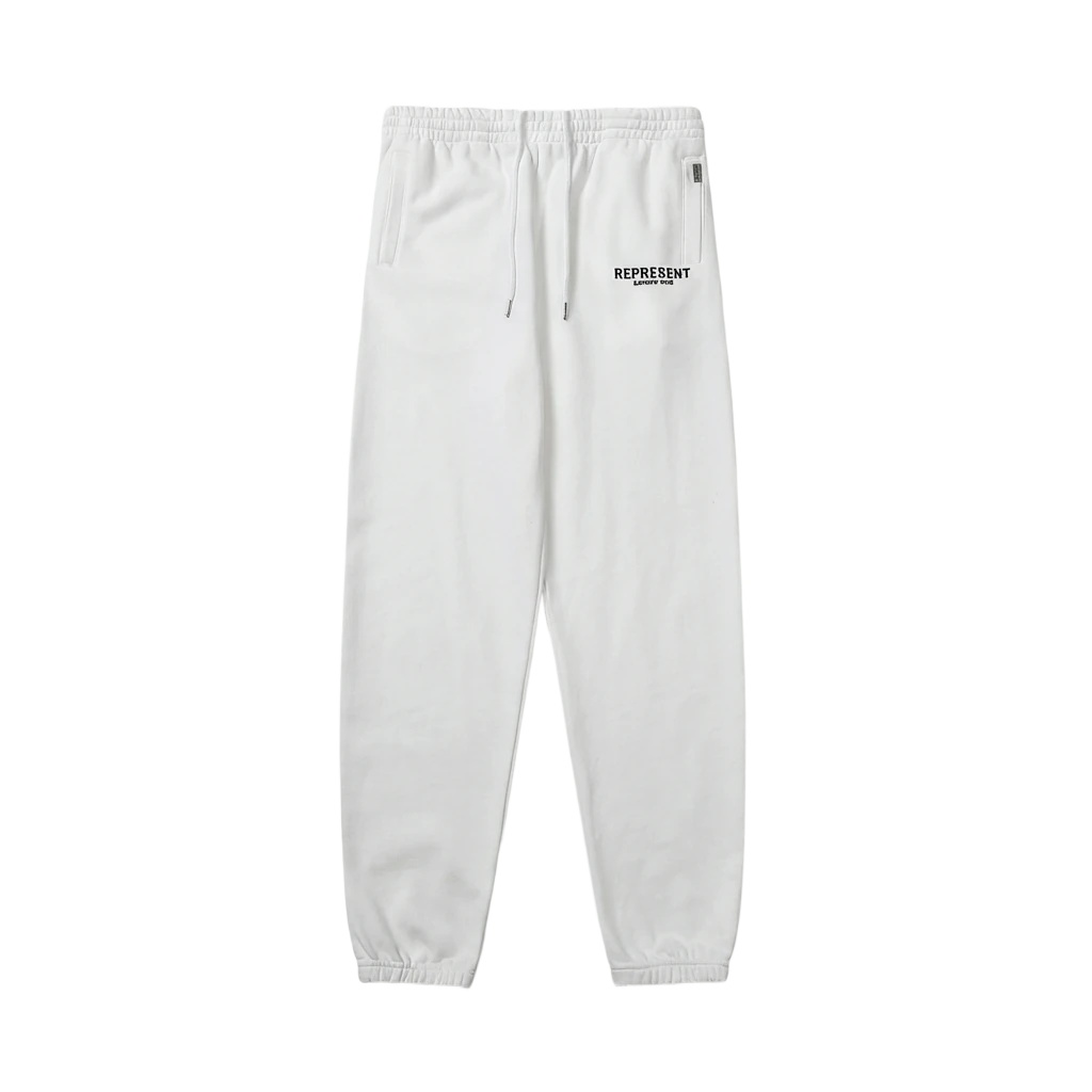 REPRESENT Basic White Sweatpants