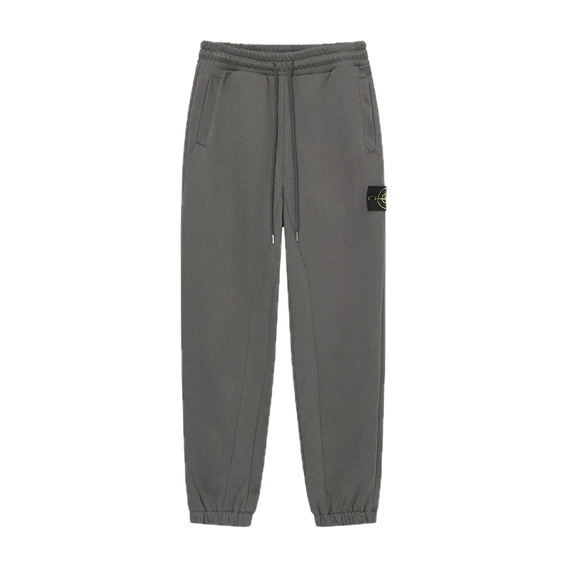 StoneIsland Compass Badge Street Style Grey Sweatpants