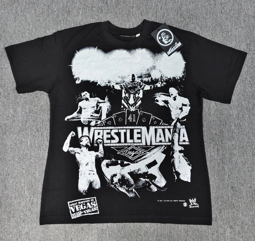 Hellstar WrestleMania Street Style Black T-Shirt