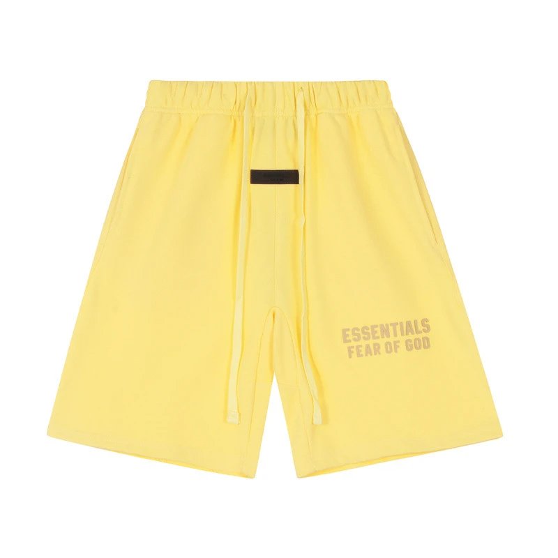 ESSENTIALS minimalist style yellow shorts