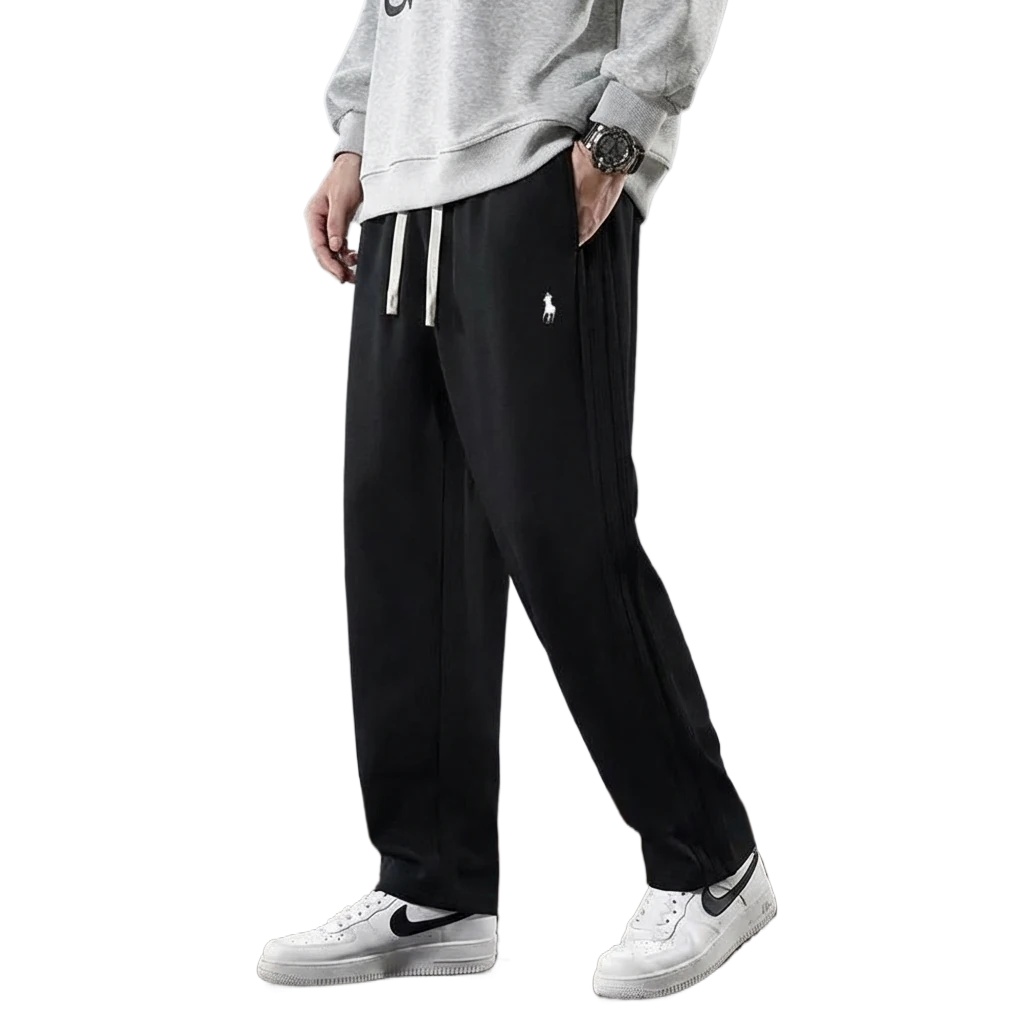 Ralph Lauren winter fleece-lined black sweatpants