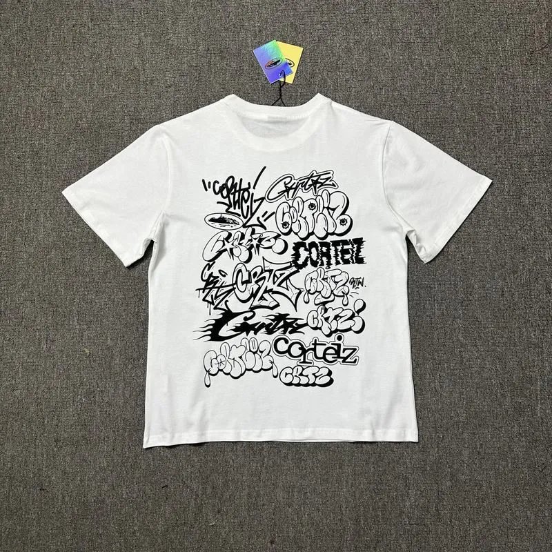 Corteiz Resort Logo T-shirt Black Corteiz with Premium Look