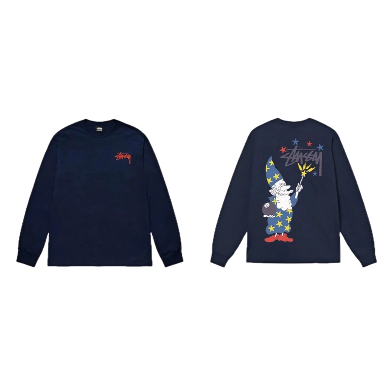 Stussy Wizard Series Dark Style Long-sleeve