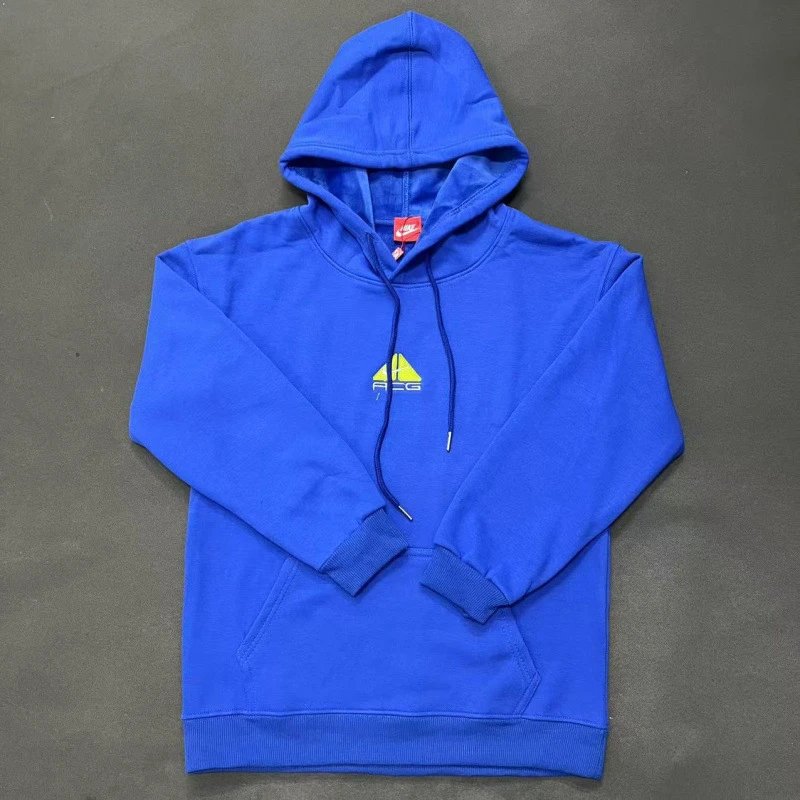 Nike Blue Zip Hoodie Summer Styling Swoosh