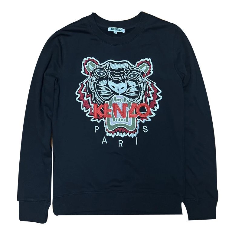 Kenzo Style Kc55 Tiger SweatShirt Casual Layering Graphic