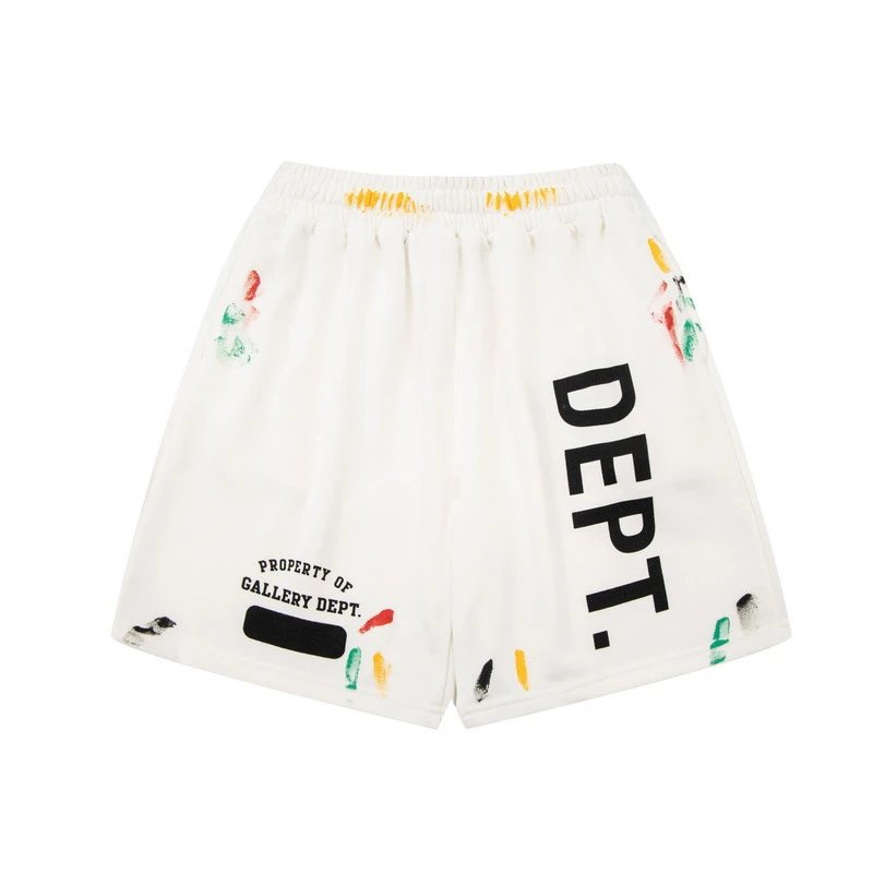 Gallery Dept graffiti-style white shorts
