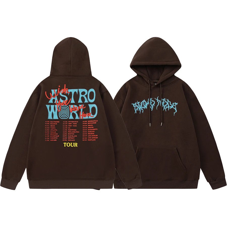 Travis Scott Casual Graphic hoodie Green Printed Graphics for Comfortable Styling