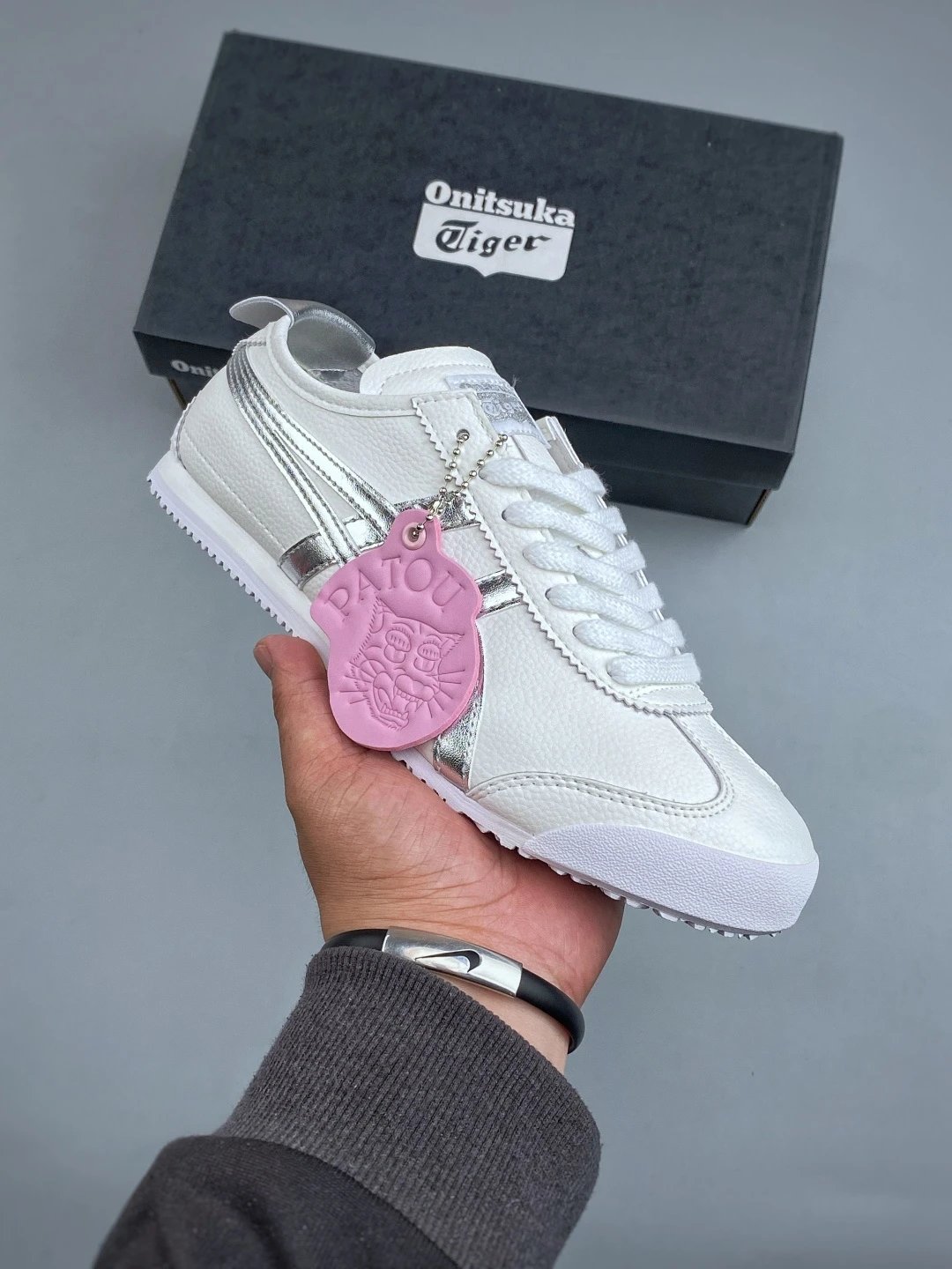 Onitsuka Tiger White Low-Top Sneakers, Clean Low Profile
