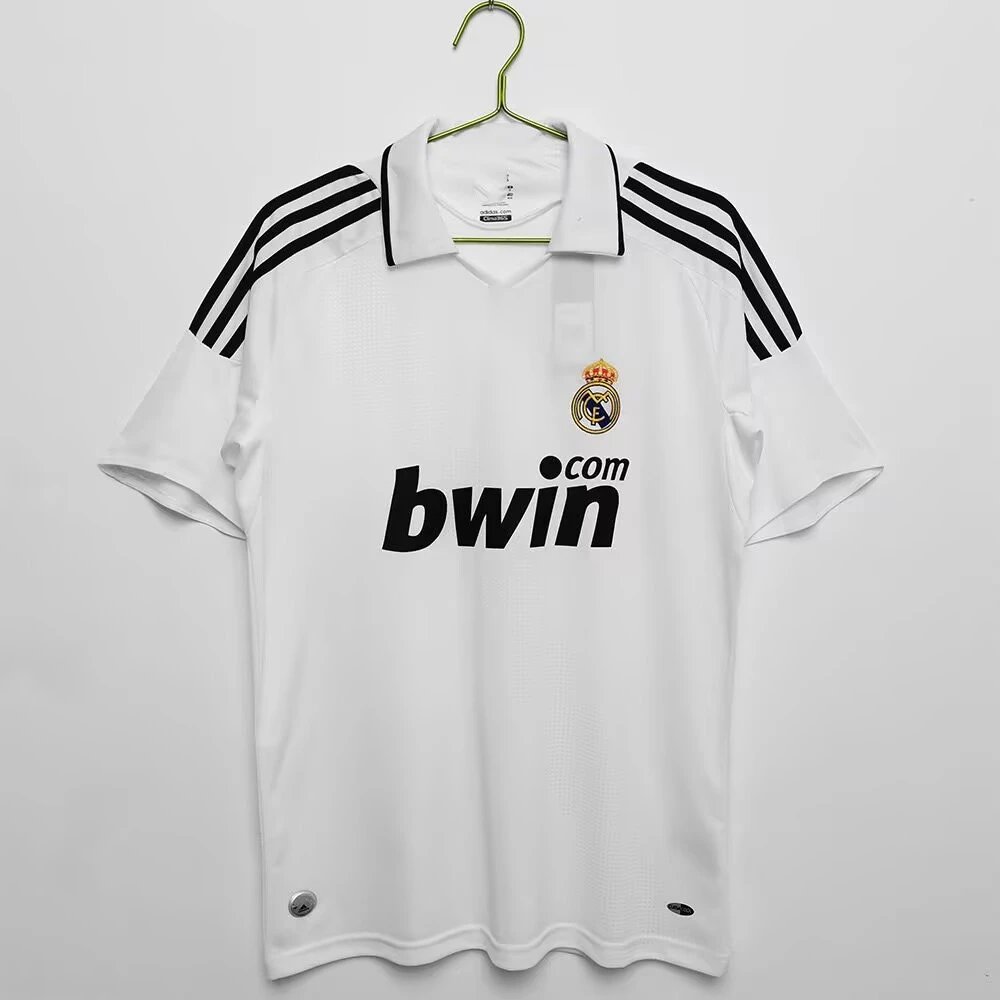 Real Madrid Patterned Retro Teka soccer jersey White Retro Football with Polished Detail