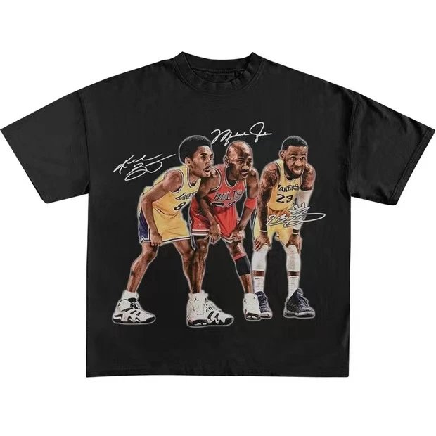Tupac Easy Match Portrait graphic T-shirt Black Tupac Collage for Leisure Wear