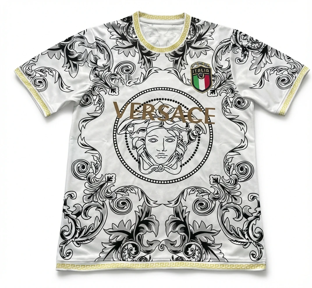 Stussy-printed trendy white T-shirt