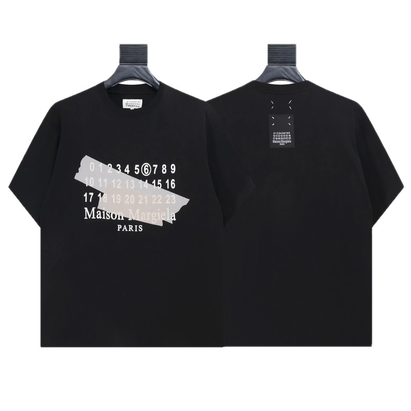 Maison Margiela Digital Print High Street Black T-Shirt