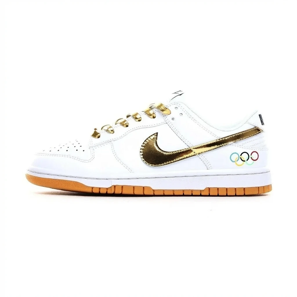 Nike Dunk Olympic Style White Shoes
