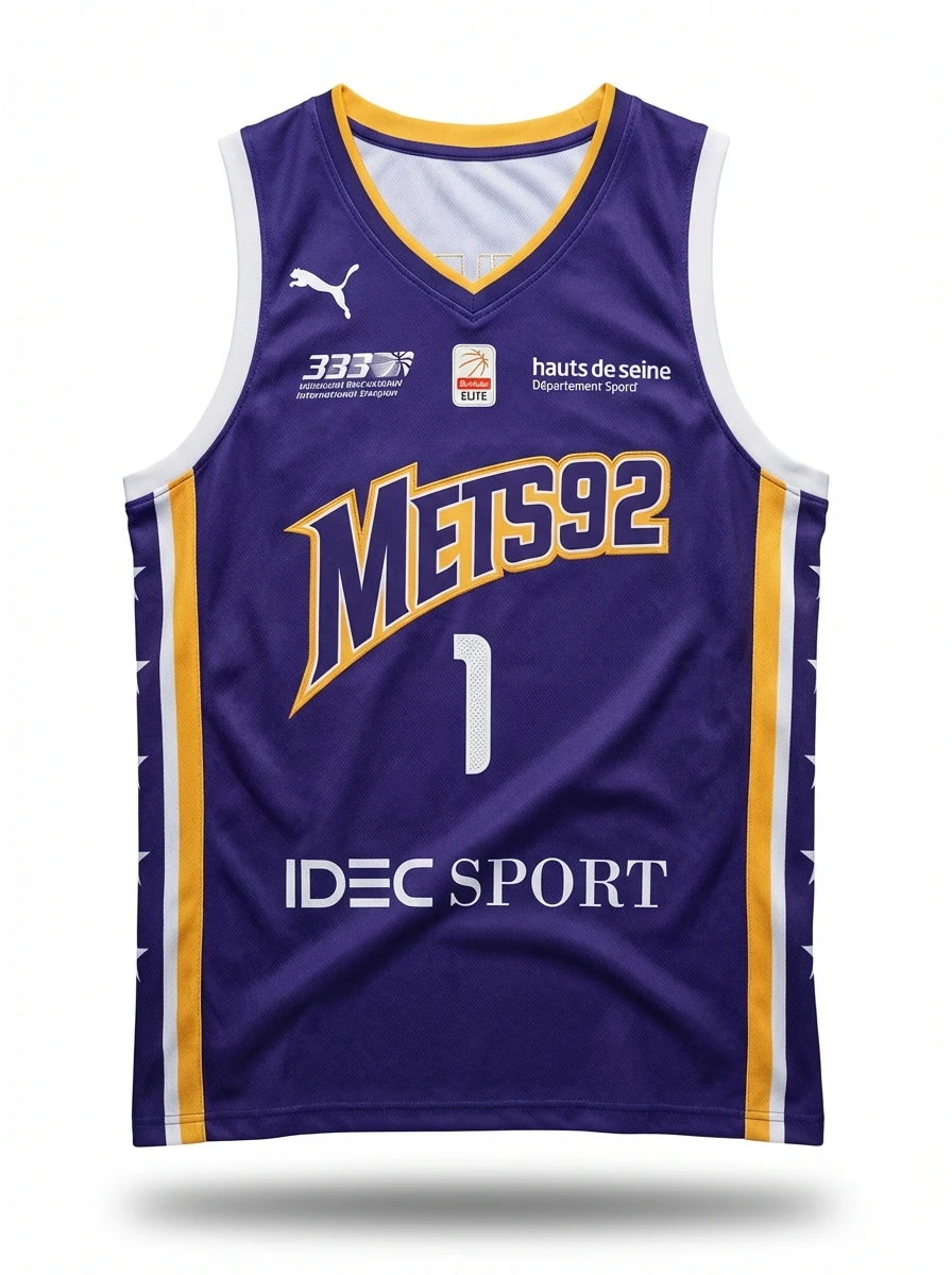 METS92 trendy sporty blue jersey