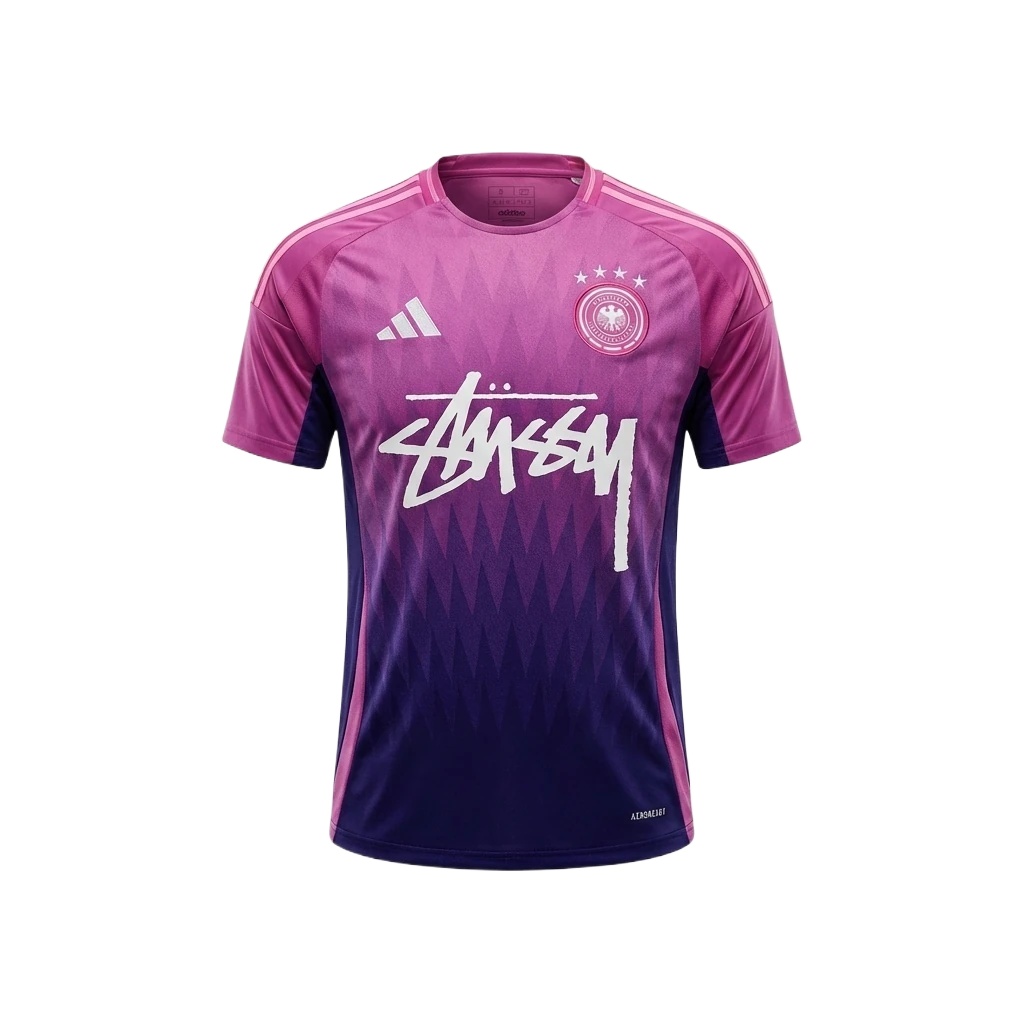 Stussy Gradient Style Pink-Purple T-shirt