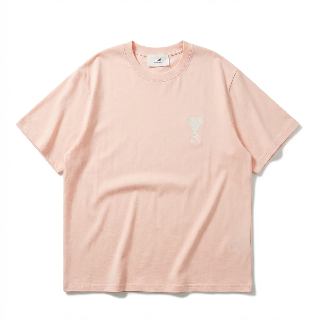 AMI Basic Pink T-shirt