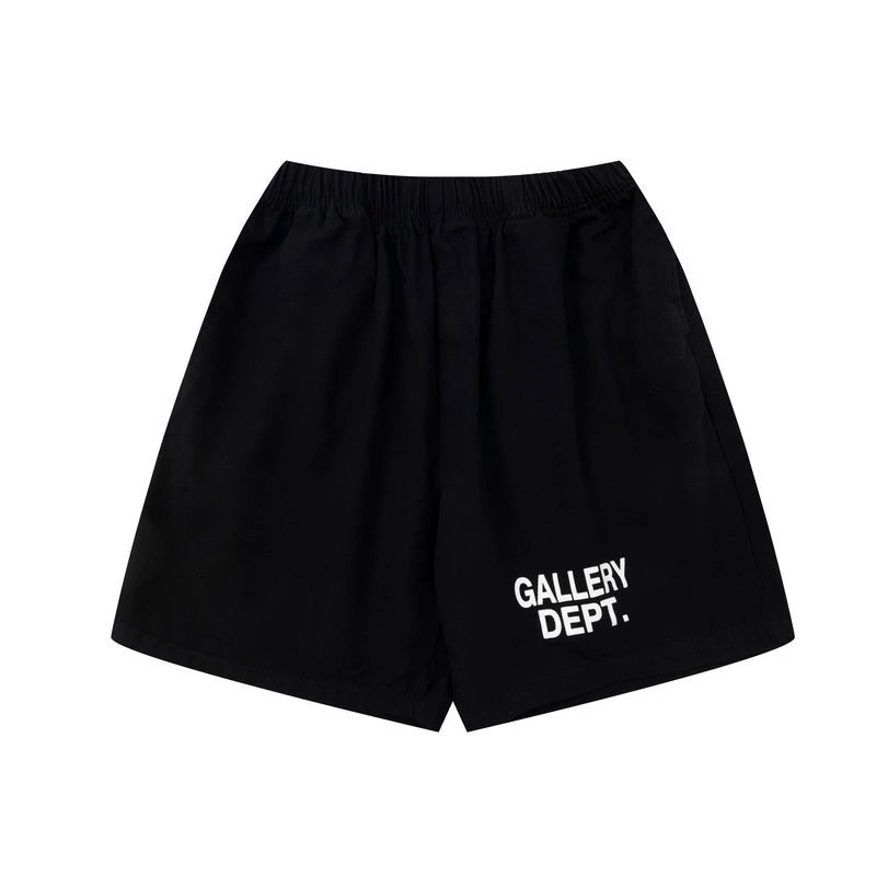 Gallery Dept minimalist style black shorts