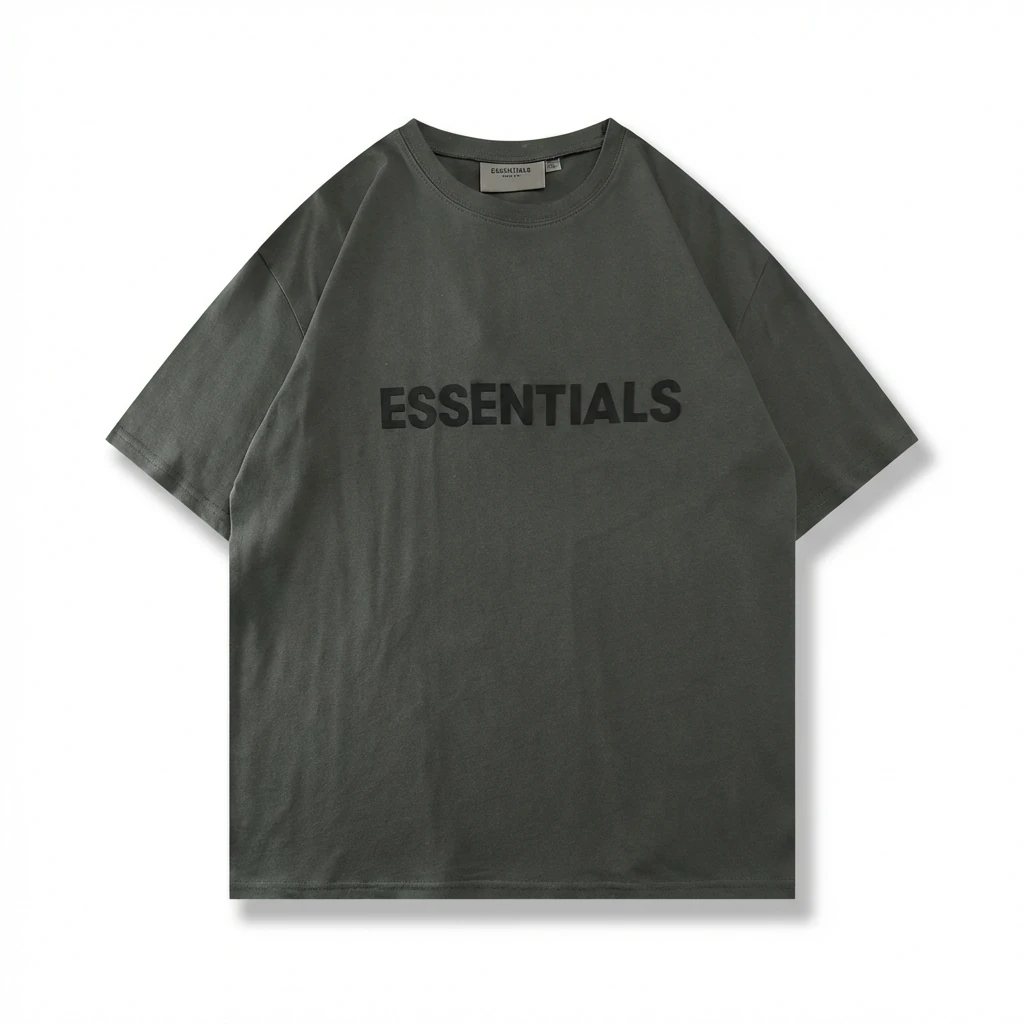 ESSENTIALS Basic Dark Grey T-shirt