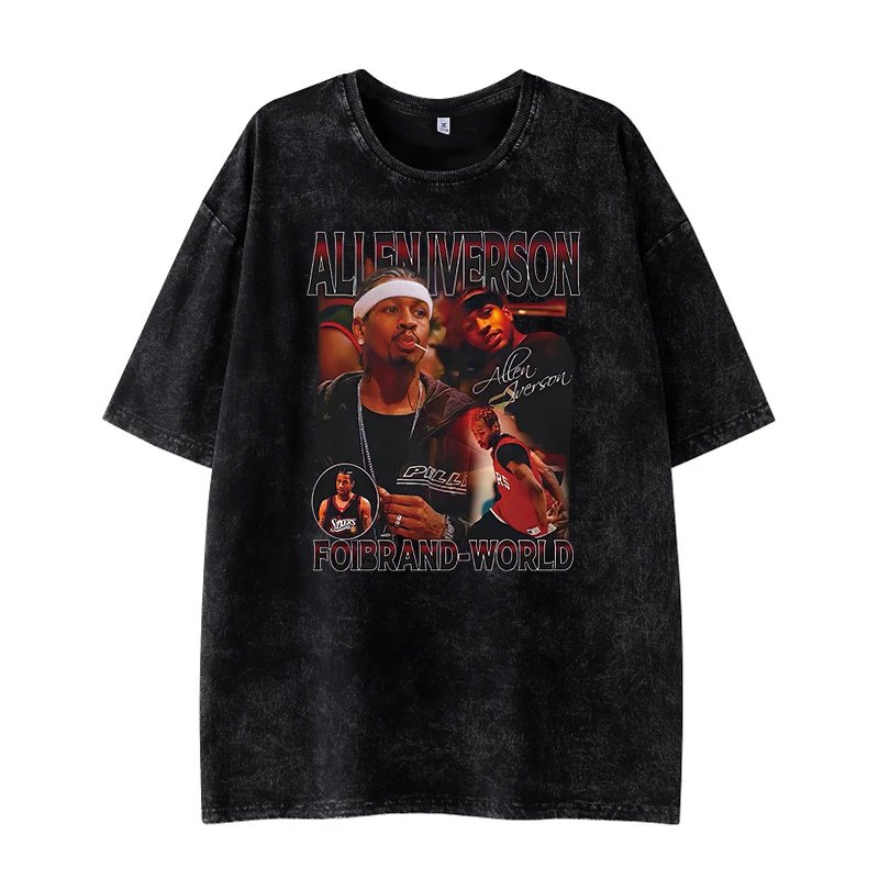 Tupac Compact Portrait graphic T-shirt Black Tupac Collage for Smart Casual Looks