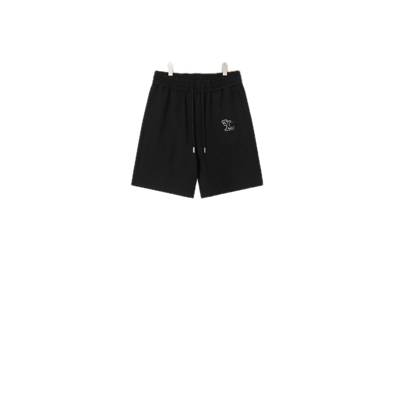 LV casual style black shorts