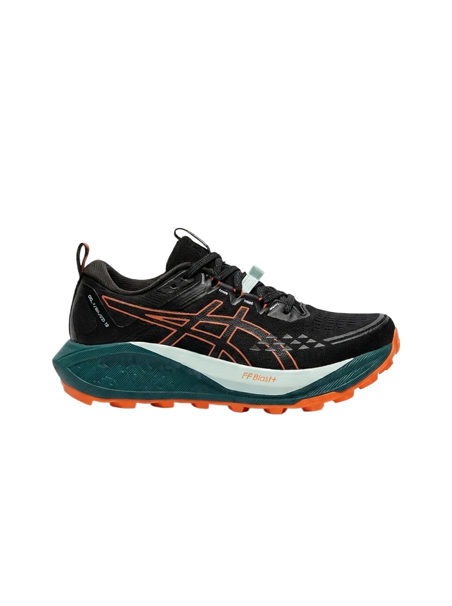 ASICS Trail Running Style Black-Orange Sports Shoes