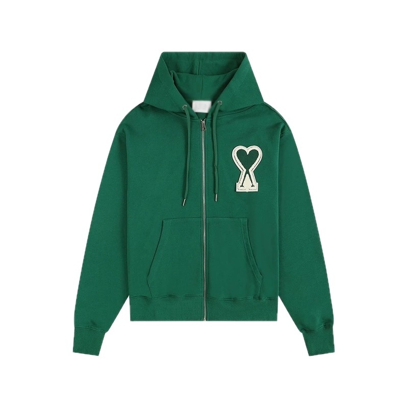 AMI Love Series Green Hoodie
