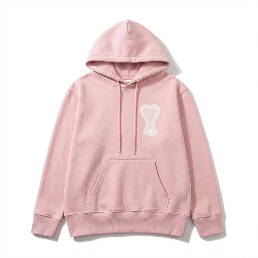 AMI Love Pink Hoodie