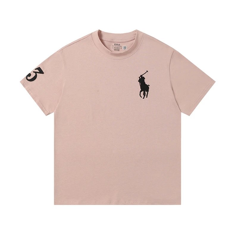 Ralph Lauren pink minimalist style T-shirt