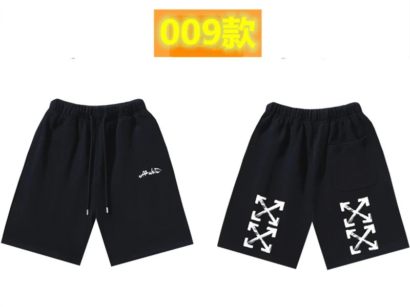 Off-White Style 009 Trendy Cool Black Shorts