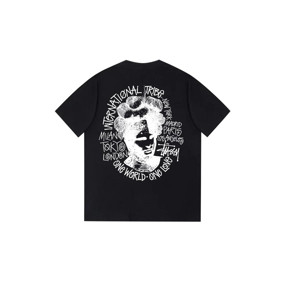 Stussy Weekend Graphic T-shirt Black White Stussy for Seasonal Looks