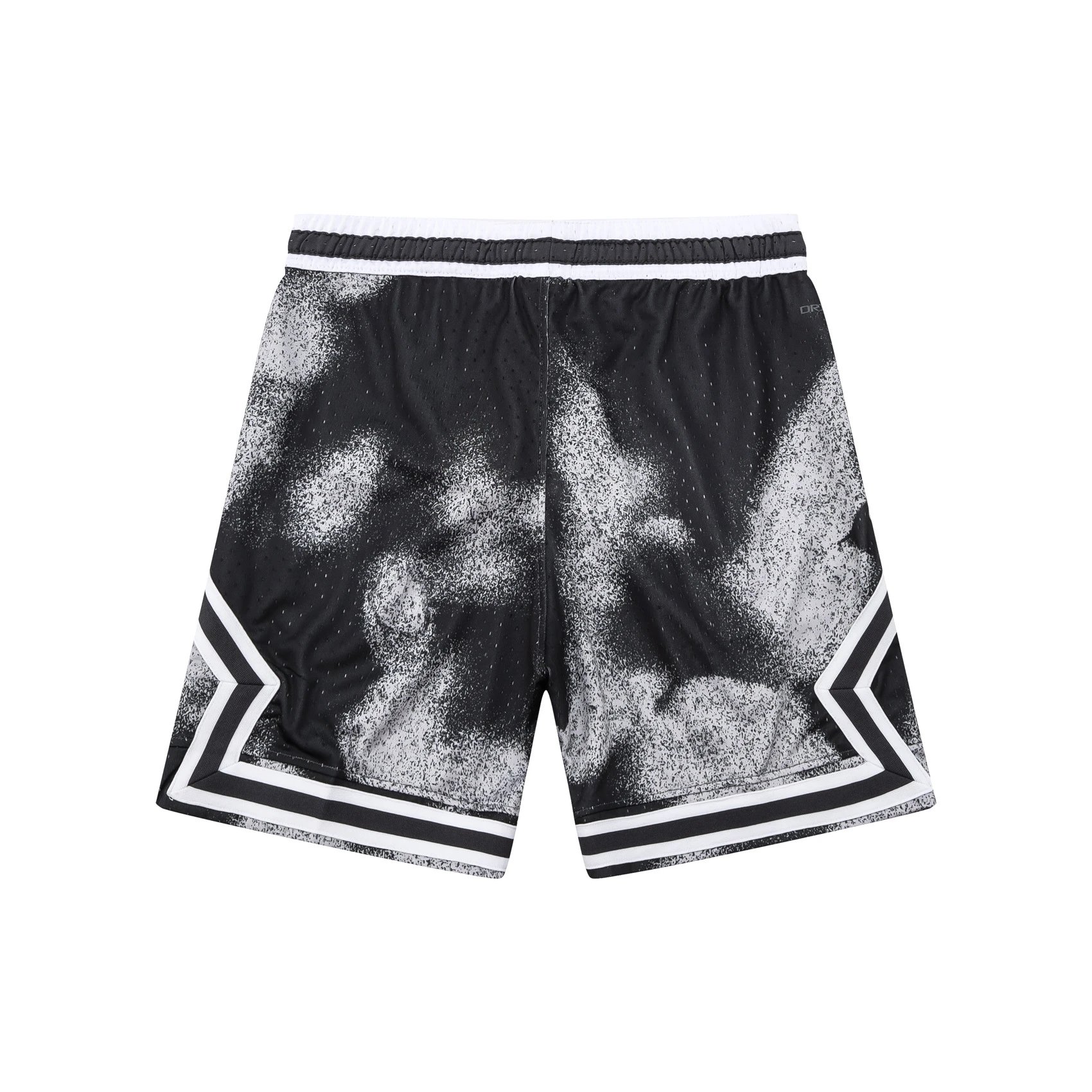 AJ Spray Painting Style Black Shorts