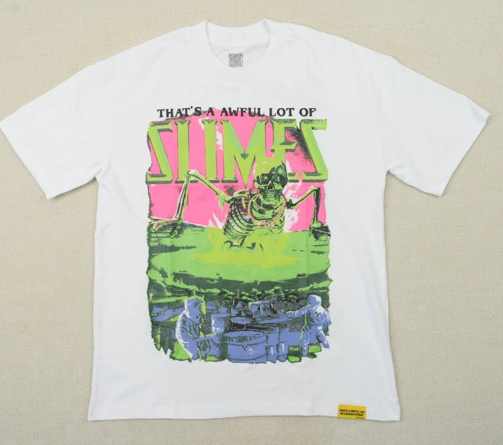 AwfulLot Skull Street Style White T-Shirt