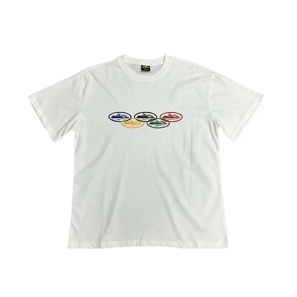 Corteiz Colorful Pattern Casual White T-shirt