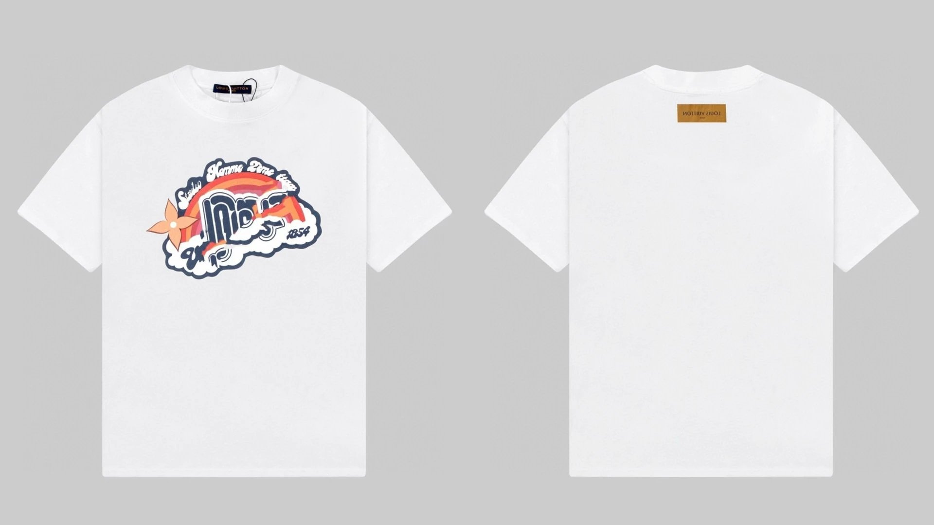 Louis Vuitton Printed Collection American Vintage White T-Shirt