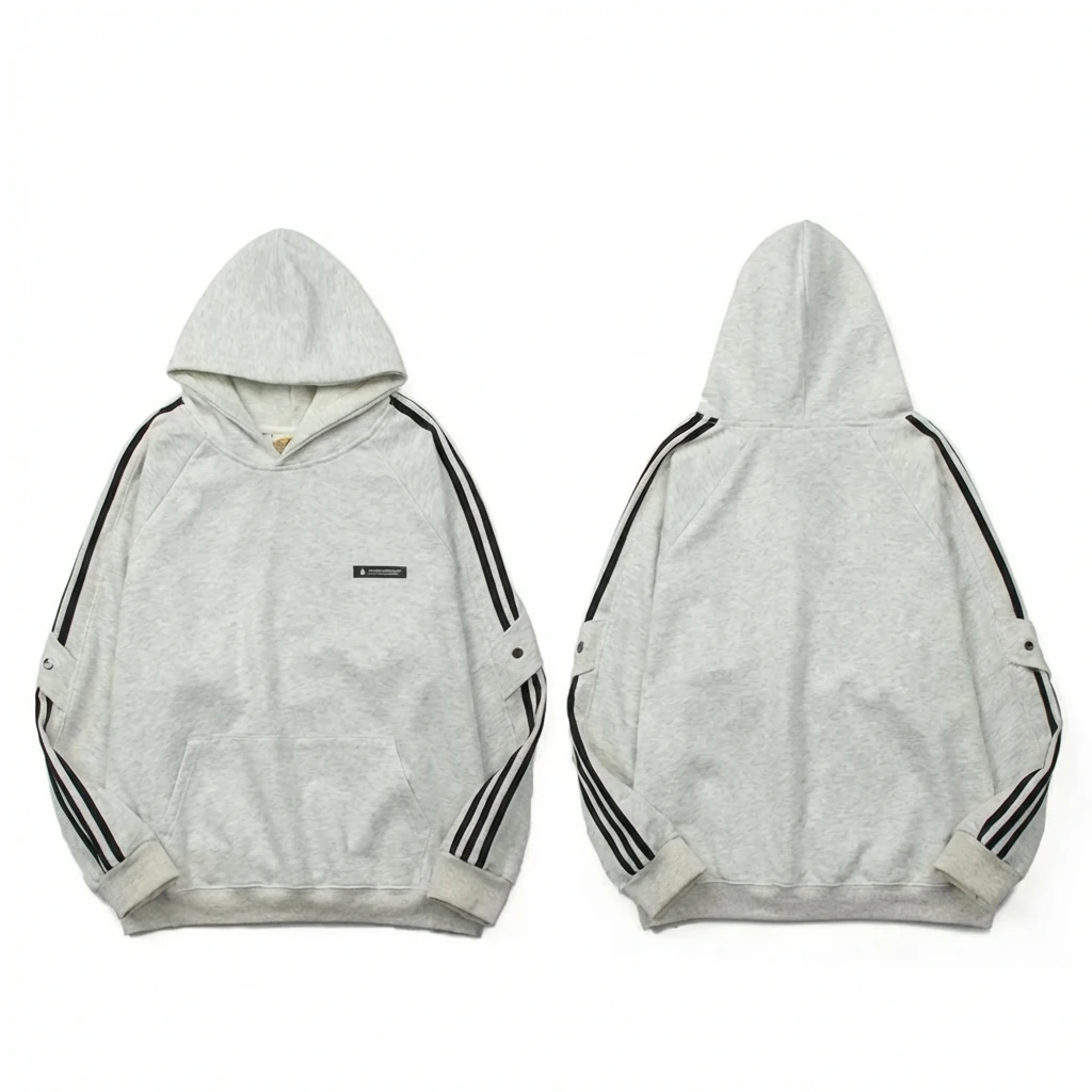 Adidas three - stripe casual style hoodie