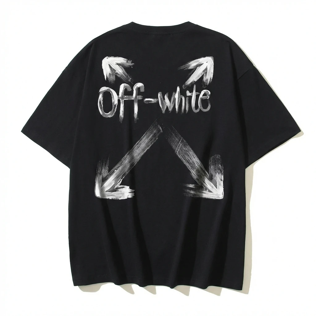 Off-White Arrow Print Black T-shirt
