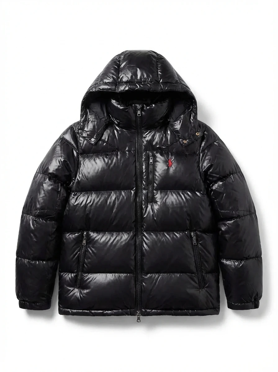 Ralph Lauren black trendy brand down jacket