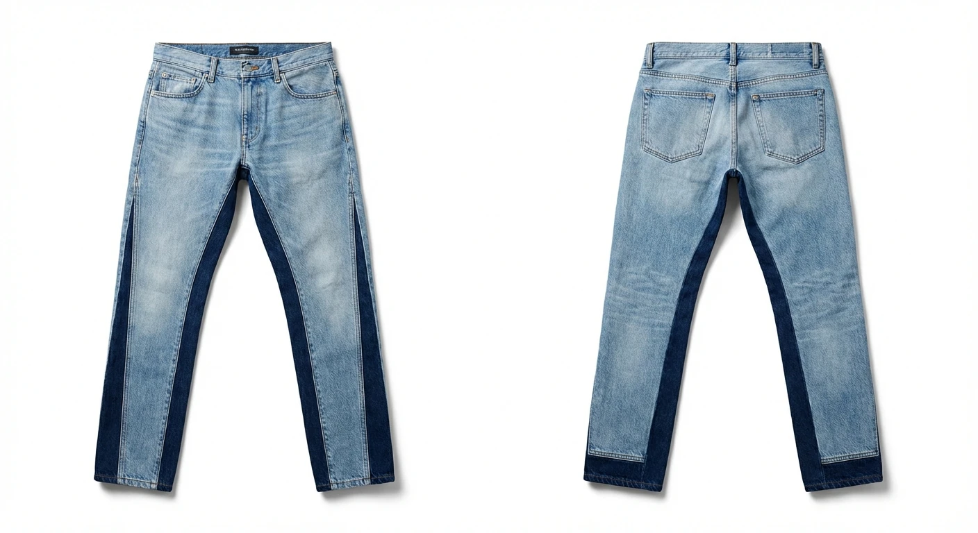 Gallery Dept. Color - Blocked Retro - Style Jeans