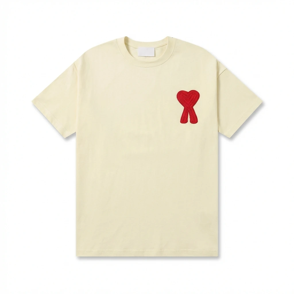 AMI Love Embroidery Style T-shirt