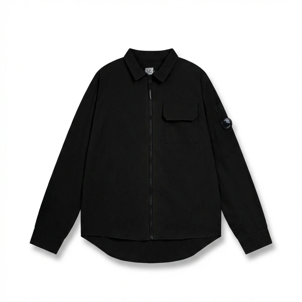 C.P. Workwear Style Black Shirt