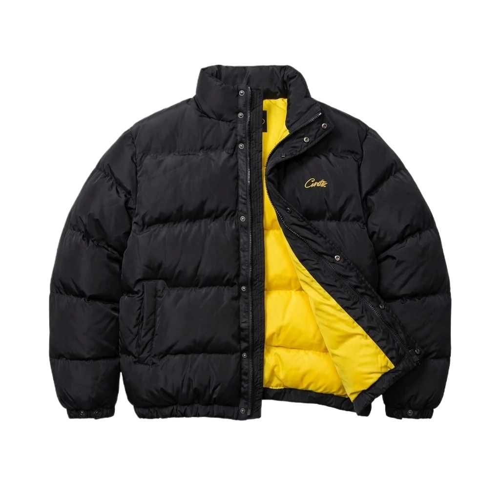 Corteiz Black Trendy and Cool Down Jacket